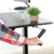 UpliftOffice.com VIVO Black Manual Crank Height-Adjustable Dual Platform Standing Desk with Base, DESK-V111VM, desk,VIVO