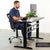 UpliftOffice.com VIVO Manual Crank Standing Height-Adjustable Desk w/ 55