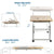 UpmostOffice.com VIVO Mobile Kids' Drafting Height-Adjustable Desk, DESK-V202A, desk height adjustability