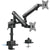 UpmostOffice.com VIVO Pneumatic Arm Dual Monitor Desk Mount with USB for monitors up to 32