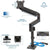 UpmostOffice.com VIVO Pneumatic Arm Single Monitor Desk Mount with USB, STAND-V101GTU cable management system