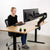 UpmostOffice.com VIVO Premium Counter-Balanced Arm Dual-Monitor Desk Mount with USB3.0/Audio/Mic Ports, STAND-V102G2U sitting model