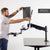 UpliftOffice.com VIVO Sit-to-Stand Dual Monitor Desk Mount Workstation, STAND-SIT2D, accessories,VIVO