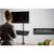 UpmostOffice.com VIVO Sit-to-Stand Single Monitor Desk Mount Workstation, STAND-SIT1B ergonomic keyword with person typing