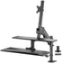 VIVO Sit-to-Stand Single Monitor Desk Mount Workstation, STAND-SIT1D