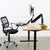 UpliftOffice.com VIVO Sit-to-Stand Single Monitor Desk Mount Workstation, STAND-SIT1DD, accessories,VIVO