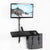 UpliftOffice.com VIVO Sit-to-Stand Single Monitor Wall Mount Workstation, STAND-SIT1BW, accessories,VIVO