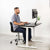 UpliftOffice.com VIVO White Electric Single Motor Adjustable StandUp Desk Frame Base, DESK-V101EW, Desk Frame,VIVO