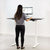 VIVO Black Electric Height-Adjustable Standing Desk Frame Base, DESK-V101EB, DESK-V101EW