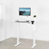 VIVO White-Framed 43" x 24" Electric Height-Adjustable Standing Desk, DESK-KIT-E5W4W/E5W4B/E5W4C/E5W4D/E5W4D/E5W4E