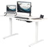 VIVO White-Framed 60" x 24" Electric Height-Adjustable Standing Desk, DESK-KIT-2EW6W/2EW6B/2EW6D/2EW6E