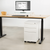 UpliftOffice.com VIVO White Mobile File Cabinet,  FILE-MB01W, accessories,VIVO