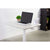 UpliftOffice.com VIVO White Sit-Stand Mobile Presentation Cart, CART-V000HW, desk,VIVO