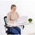 UpliftOffice.com VIVO White Sit-Stand Mobile Presentation Cart, CART-V000HW, desk,VIVO