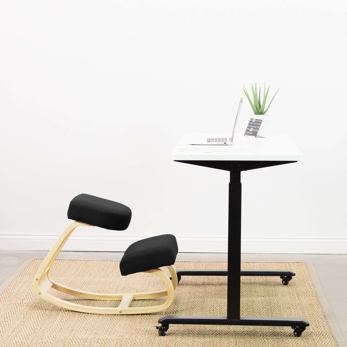 Upmost Office VIVO Wooden Rocking Kneeling Chair, CHAIR-K04R