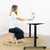 UpliftOffice.com VIVO Wooden Rocking Kneeling Chair, CHAIR-K04R, chair,VIVO