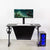 UpliftOffice.com VIVO Z-Shaped 47” Gaming Computer Desk, DESK-GMZ0B, desk,VIVO