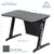 UpliftOffice.com VIVO Z-Shaped 47” Gaming Computer Desk, DESK-GMZ0B, desk,VIVO