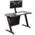 UpliftOffice.com VIVO Z-Shaped 47” Gaming Desk with LED Lights, DESK-GMZ1R, desk,VIVO